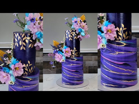 Marble Cake Black And White