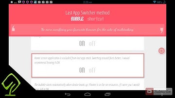 How to quickly switch between current App and Previous App on Android