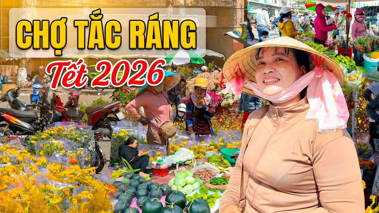 🔥 Rạch Giá Tết 2026 Gây Sốc: Chợ Tắc Ráng Vắng Lạ Thường, Tiểu Thương Lo Lắng