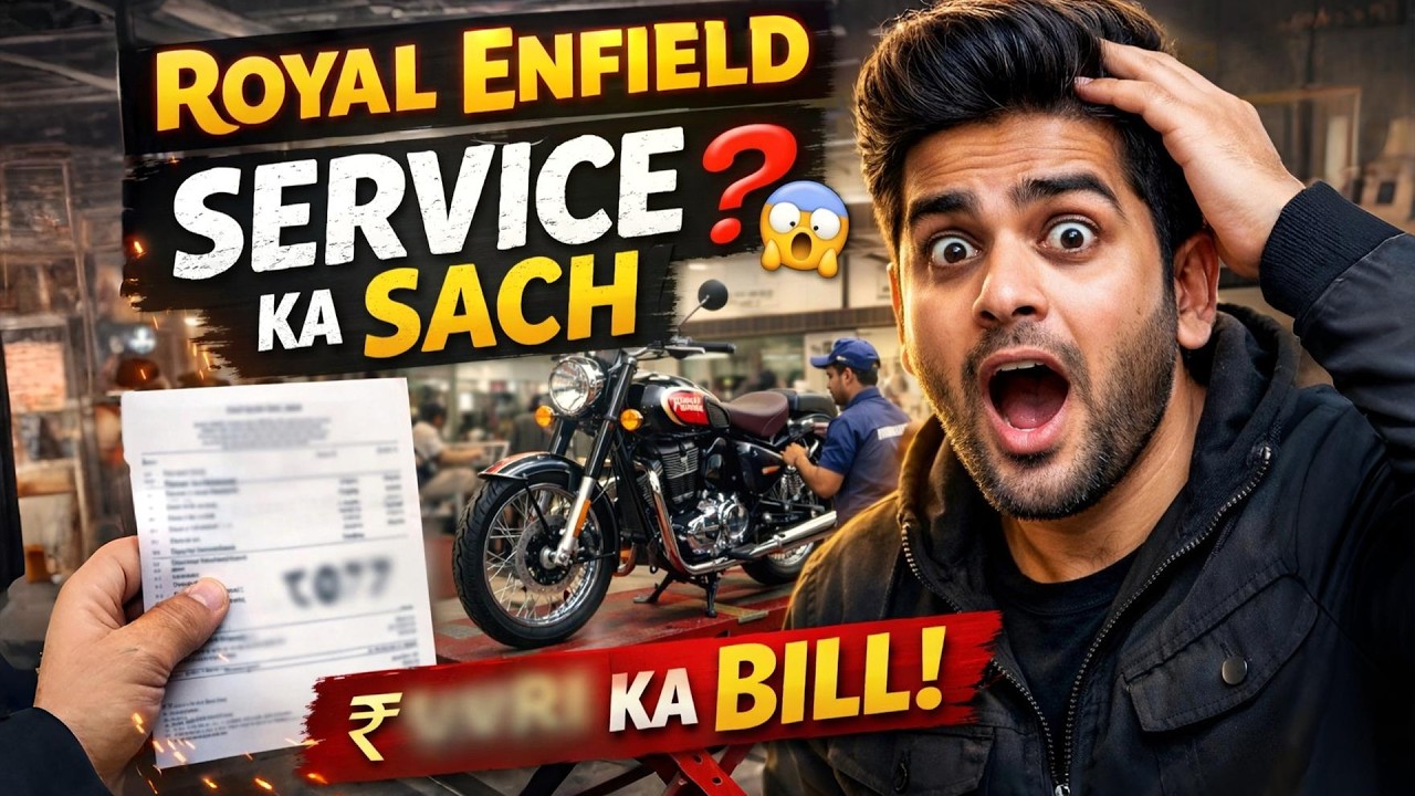 Royal Enfield Service Experience 😱 | RE Showroom Service Vlog | Kitna Kharcha Aaya? Honest Review