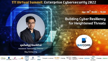 Building Cyber Resiliency for Heightened Threats โดย Bay Computing