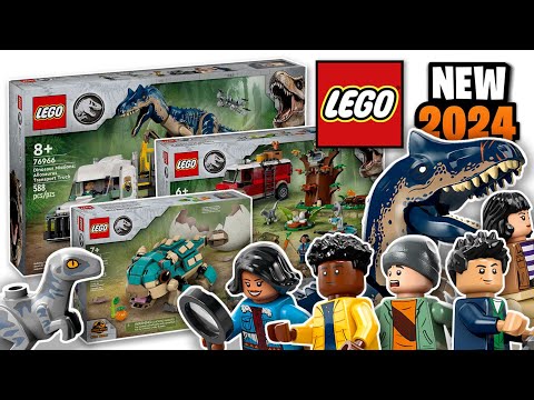 LEGO Jurassic World Summer 2024 Sets OFFICIALLY Revealed