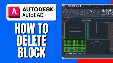 How to Delete Block in AutoCAD