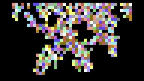 Weird colourful patterns | C64 DurexForth | One-screener