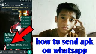 How to send apk on whatsapp | how to send android application  through whatsapp | apk share app screenshot 4