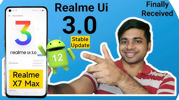 Realme Ui 3.0 Stable Update Size & Features in Realme X7 Max #realmex7max