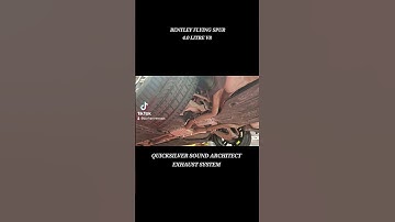 Bentley flying spur 4.0 litre V8 quicksilver sound architects exhaust system & DR Stage 1 Tune