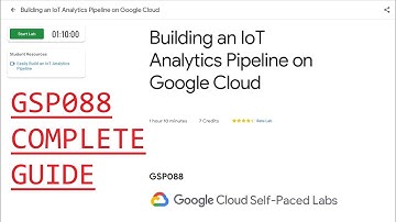Building an IoT Analytics Pipeline on Google Cloud [GSP088]
