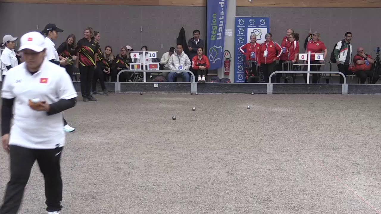 Miniature : Pétanque 2025 CM féminin X3 / 1ère partie de poule