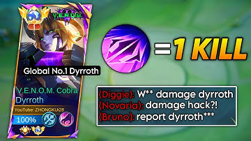 DYRROTH ULTIMATE = 1 KILL! THEY THINK I