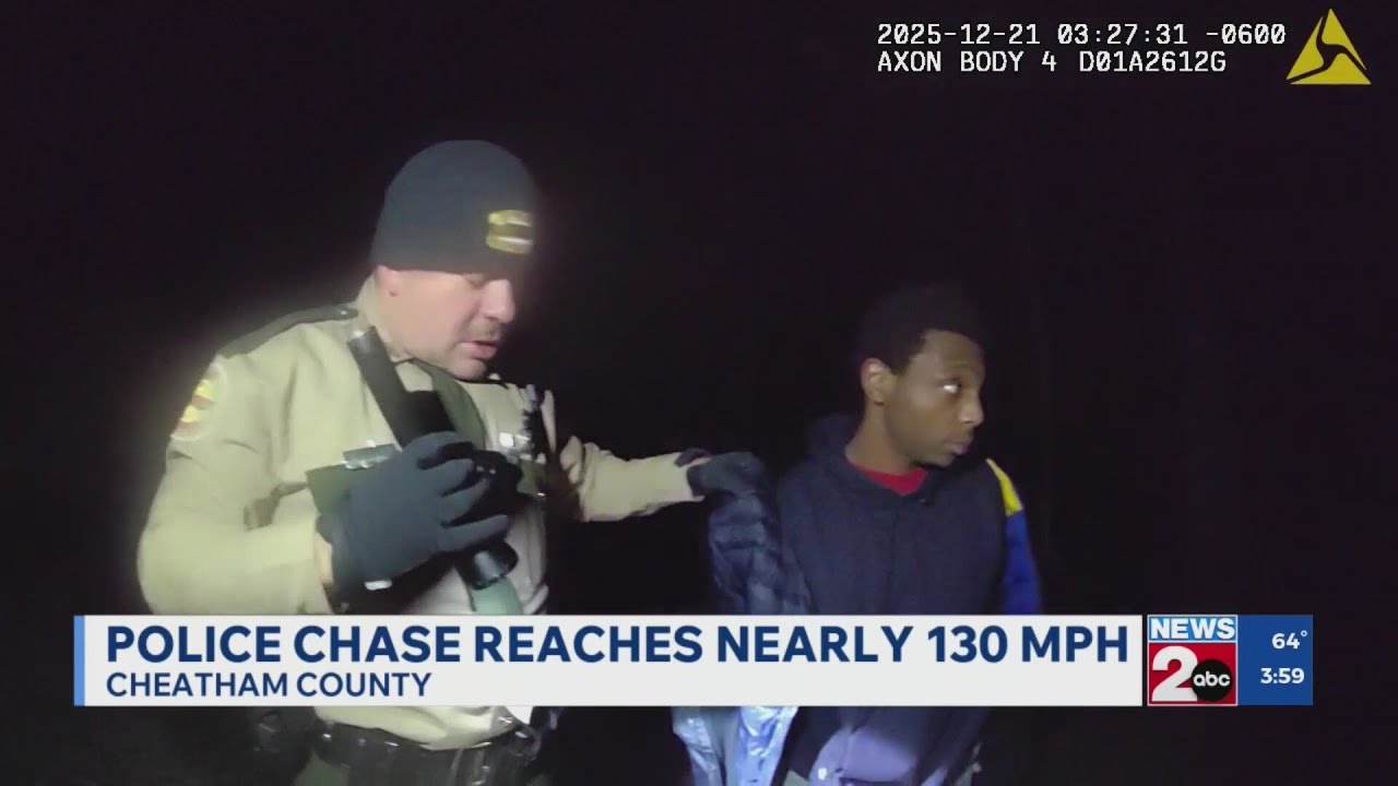 Police chase reaches nearly 130 mph in Cheatham County