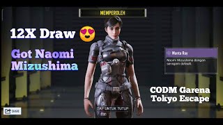 Got Naomi Mizushima Only 12X Draw 😍😍❤️|| Manta Ray is Back Call of Duty Mobile Garena S3 2021 screenshot 3