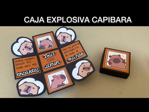 How to make a CAPYBARA EXPLOSIVE BOX
