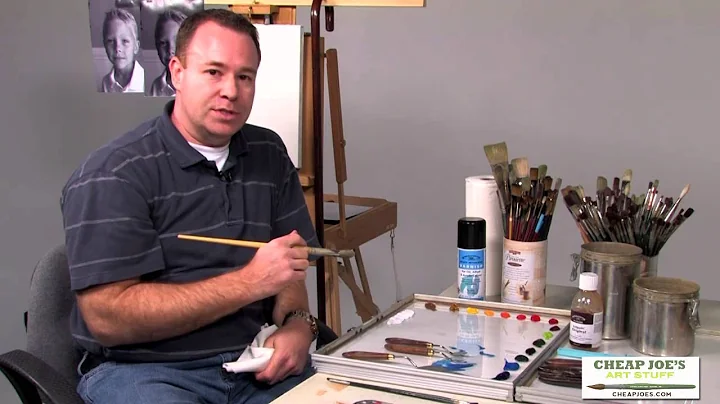 Art Materials Used by Professional Portrait Artist...