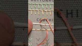 How To Do The Couching Sch Basic Hand Embroidery For Beginners