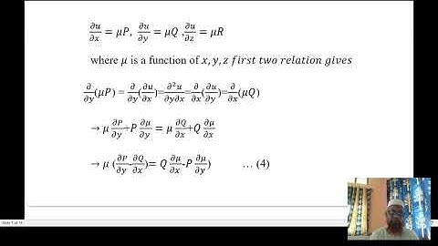 Total Differential Equation 1