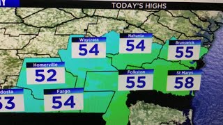 Cloudy, cool, breezy then much colder temperatures move in