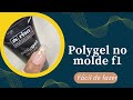 POLYGEL NO MOLD F1 COM MADREPÉROLAS E FOLHAS DE OURO