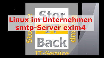 Linux im Unternehmen - Mailserver exim4 Installation und Konfiguration unter Debian