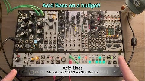 Acid Bass on a budget with 3 simple modules