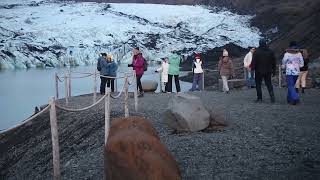 Islande Glacier Solheimajokull / Iceland Sólheimajökull glacier