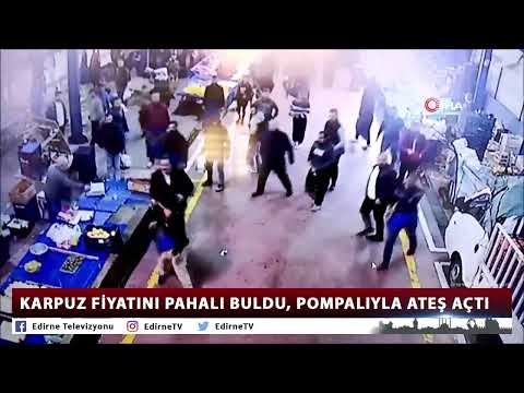 KARPUZ FİYATINI PAHALI BULDU, POMPALIYLA ATEŞ AÇTI