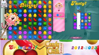 🍬 Evolution of Candy Crush Saga 2012-2023