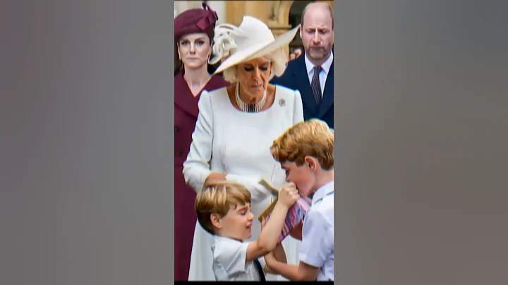 Camilla Angry at Prince Louis & Prince George, Prince William Very Angry at Her in Front of Kate!