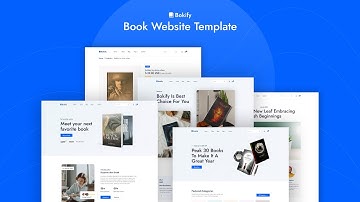 Bokify - Book Website Template | EBook Store Website Templates 2023