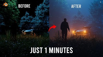 Add Volume In Blender in 30 Seconds #blender #3d #tutorial