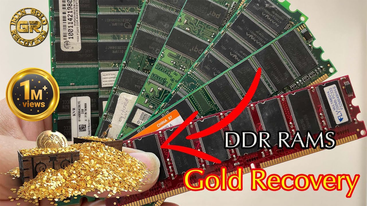 Gold Recovery from 1kg DDR Rams How much Gold in Rams 