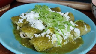 ¿Te gustan lasEnchiladas Verdes? Aquí te muestro la manera más rica de prepararlas!!