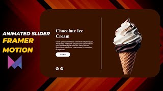 Build An Animated Slider With React & Framer Motion | Easy Animation Slider With Framer Motion