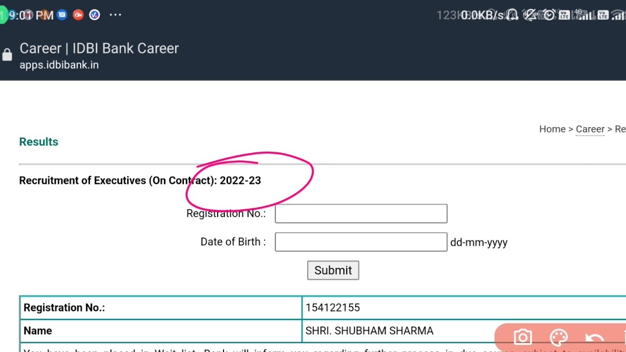 My IDBI executive Result 2022 ??