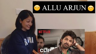 Allu Arjun Police Station Fight Scene | Ala Vaikunthapurramloo | Netflix India | SIBLINGS REACTION