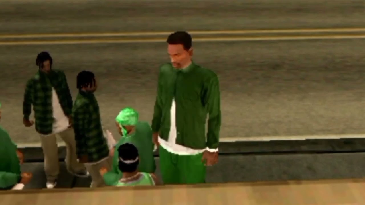 CJ spinning x Helicopters GTA SAN Andreas 