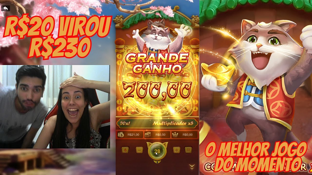 TESTAMOS O NOVO JOGO *LUCKY CAT* O NOVO FORTUNE TIGER COM R$20 FIZEMOS  R$230 