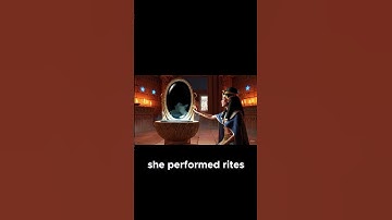 The Mysterious Black Mirror  #ancientegypt #egyptianmythology #egyptology #Tiye #mystery