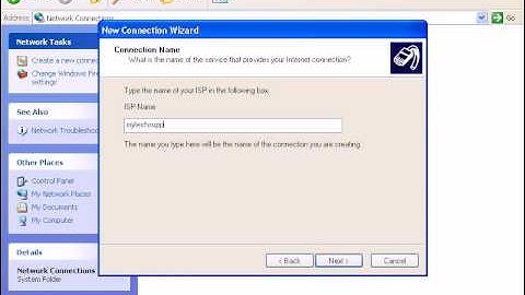 How to Create a Dial Up Connection in Windows XP
