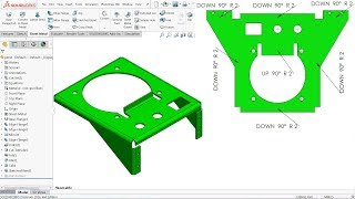 SolidWorks Sheet metal Tutorial Panel