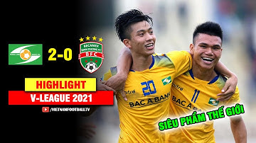 HIGHLIGHT SLNA 2-0 Bình Dương| Văn Đức ghi siêu phẩm THẾ GIỚI như Lingardinho, Tiến Linh xịt Penalty