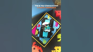 Inspired by intergalactic gaming, the Cassini Space Invaders watch is filled with sweet nostalgia.