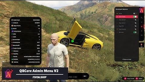 FiveM Admin Menu V2 | Admin Menu Script FiveM #fivem #script #qbcore
