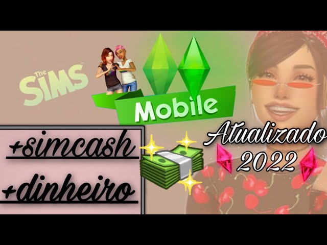 The sims mobile iOS atualizado 2022- dinheiro e simcash infinito 