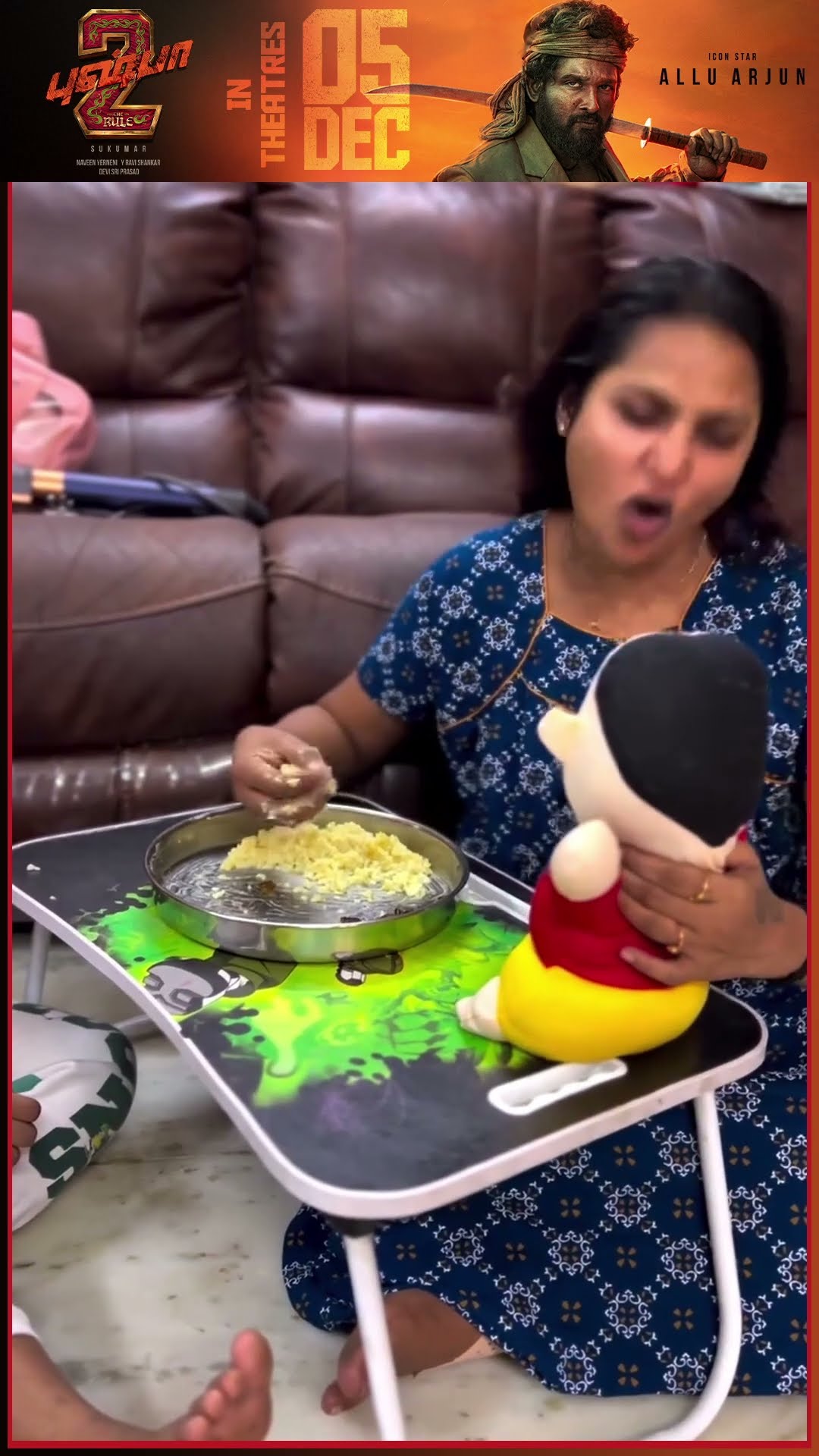 Myna ? 'பையனுக்கு சாப்பாடு ஊட்ட இப்படியெல்லாமா..' ? So Cute Video