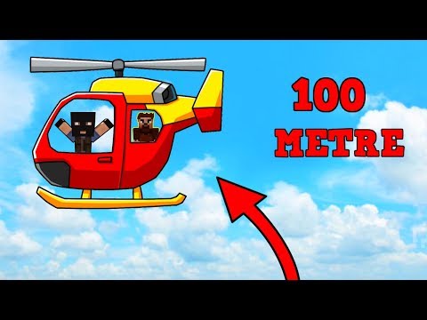 HIRSIZ VS POLİS #49 - Helikopter ile Yolculuk (Minecraft)