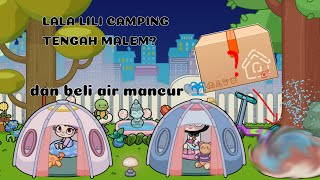 AVATAR WORLD/LALA Lili CAMPING TENGAH MALEM? ⛺😱DAN BELI AIR MANCUR⛲ screenshot 3