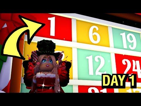 🎁 I'm opening BOX 1 of my ADOPT ME advent calendar: Who wins the first gift?! 🎅✨