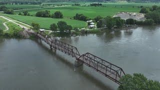 Demolition begins on historic Wabash Bridge in Marion County