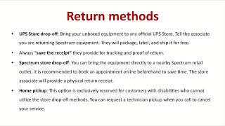 How to Return Spectrum Modem and Router - Equipment Return and Drop Off Guide